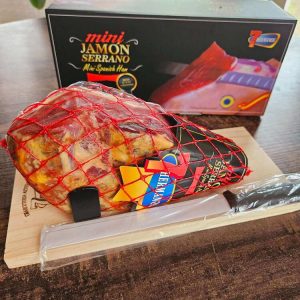 Serrano Ham Set met klem en mes | 1kg