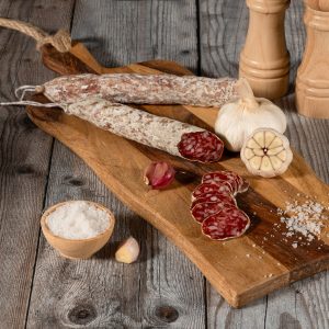 Droge Worst Knoflook